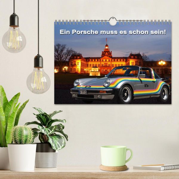 Produktbild: Ein Porsche muss es schon sein! (Wandkalender 2026 DIN A4 quer), CALVENDO Monatskalender