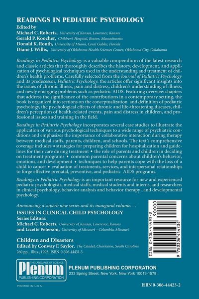 Produktbild: Readings in Pediatric Psychology