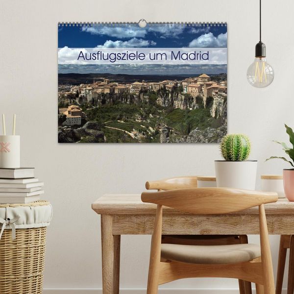 Produktbild: Ausflugziele um Madrid (Wandkalender 2026 DIN A3 quer), CALVENDO Monatskalender