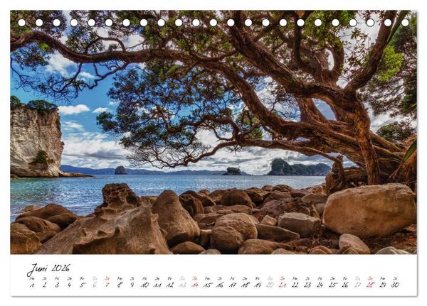 Produktbild: Neuseeland - Streifzug &uuml;ber die Nordinsel / CH-Version (Tischkalender 2026 DIN A5 quer), CALVENDO Monatskalender