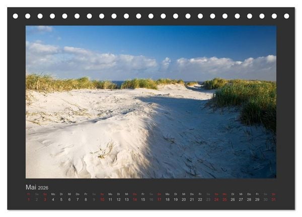 Produktbild: Impressionen aus St. Peter-Ording (Tischkalender 2026 DIN A5 quer), CALVENDO Monatskalender