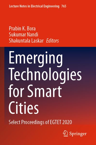 Produktbild: Emerging Technologies for Smart Cities