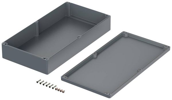 Produktbild: Bopla EUROMAS A 196 01196000 Industrie-Geh&auml;use 600 x 310 x 111 Aluminium Silber-Grau (RAL 7001) 1 St.
