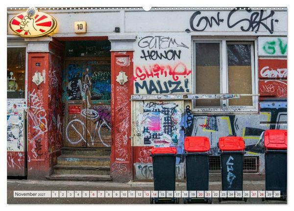 Produktbild: Buntes Hamburg (Wandkalender 2027 DIN A2 quer), CALVENDO Monatskalender