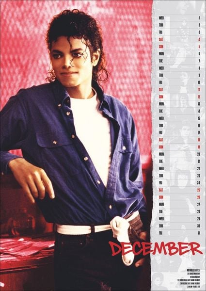 Produktbild: Michael Jackson Posterkalender 2027