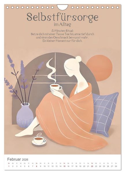 Produktbild: Dein Anti-Stress Kalender - Monatliche Inspirationen f&uuml;r mehr Entspannung (Wandkalender 2026 DIN A4 hoch), CALVENDO Monatskalender