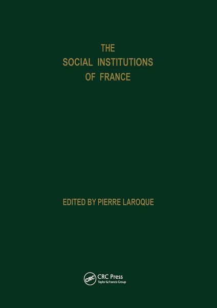 Produktbild: Social Institutions Of France