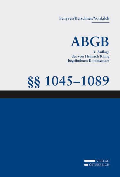 Produktbild: Gro&szlig;kommentar zum ABGB - Klang Kommentar