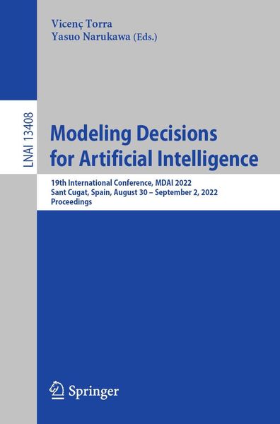 Produktbild: Modeling Decisions for Artificial Intelligence