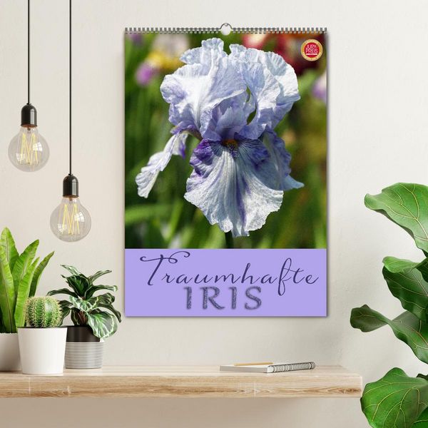 Produktbild: Traumhafte Iris (Wandkalender 2026 DIN A2 hoch), CALVENDO Monatskalender