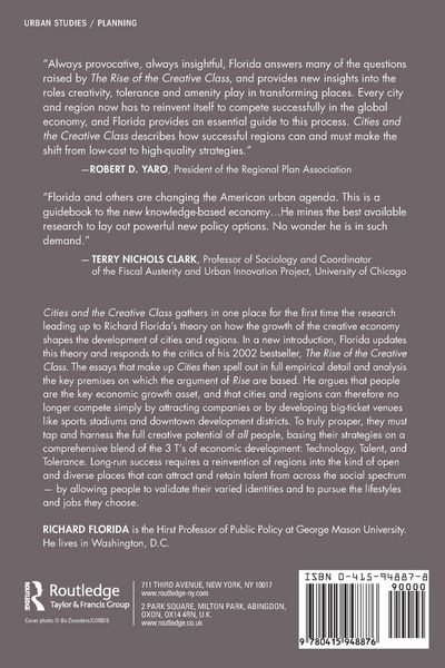 Produktbild: Cities and the Creative Class