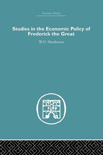Produktbild: Studies in the Economic Policy of Frederick the Great