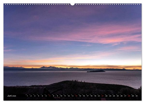 Produktbild: Peru - Bolivien. Eine s&uuml;damerikanische Zwei-L&auml;nder-Reise (Wandkalender 2026 DIN A2 quer), CALVENDO Monatskalender