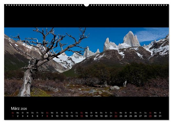 Produktbild: Patagonien - Ungez&auml;hmtes Land (hochwertiger Premium Wandkalender 2026 DIN A2 quer), Kunstdruck in Hochglanz
