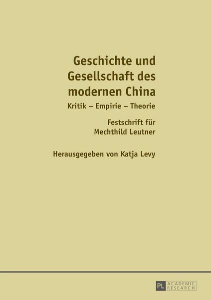 Produktbild: Geschichte und Gesellschaft des modernen China