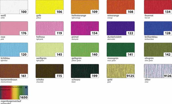 Produktbild: FOLIA&reg; Krepppapier farbig, schwarz
