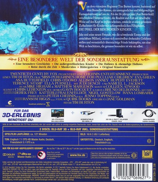 Produktbild: Die Insel der besonderen Kinder (+ Blu-ray)