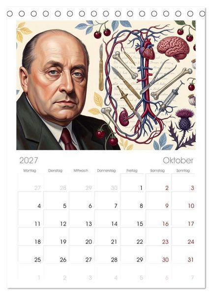 Produktbild: Tischplaner 2027 - Literarische Stimmen ihrer Zeit (A5 Tischkalender zum Aufstellen) CALVENDO