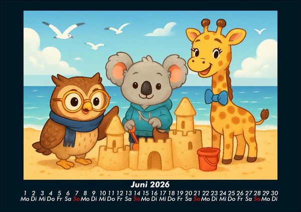 Produktbild: Ollie, Kiki & Nala - Fest der Freundschaft 2026 Fotokalender DIN A5