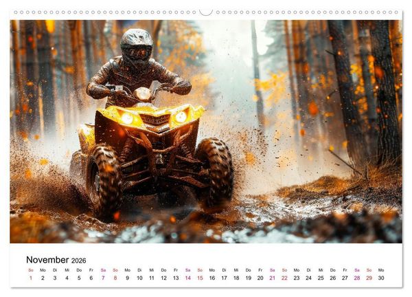 Produktbild: Quad Erlebnisse (Wandkalender 2026 DIN A2 quer), CALVENDO Monatskalender
