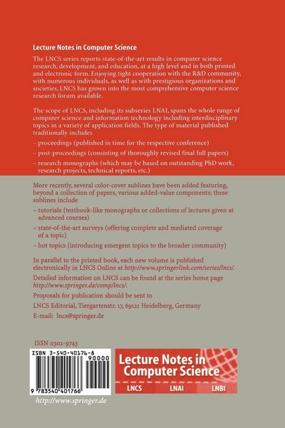 Produktbild: Algorithms and Complexity