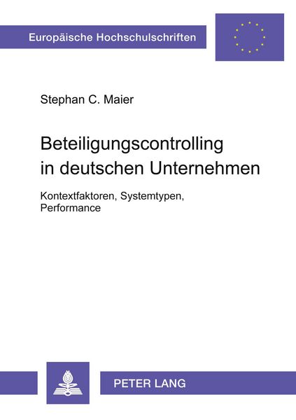 Produktbild: Beteiligungscontrolling in deutschen Unternehmen