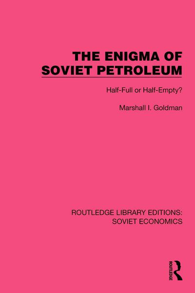 Produktbild: The Enigma of Soviet Petroleum