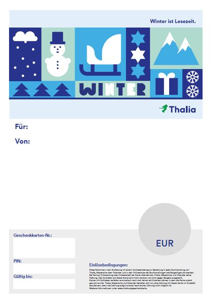 Geschenkkarte per Mail Winter