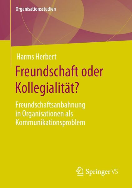 Produktbild: Freundschaft oder Kollegialit&auml;t?