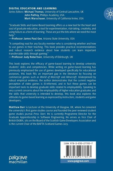 Produktbild: Graduate Skills and Game-Based Learning