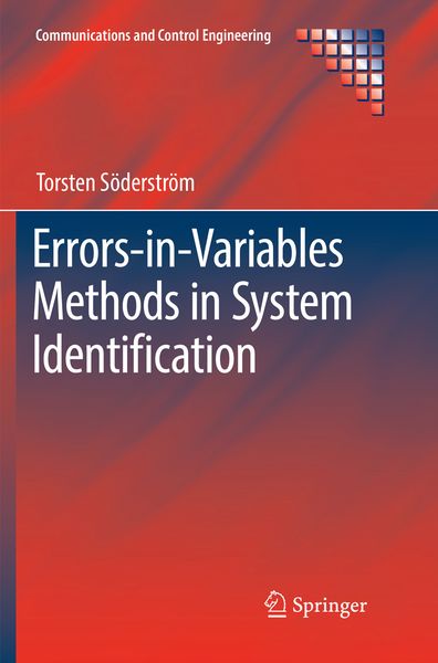 Produktbild: Errors-in-Variables Methods in System Identification
