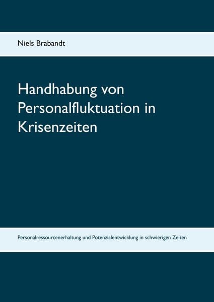 Produktbild: Handhabung von Personalfluktuation in Krisenzeiten