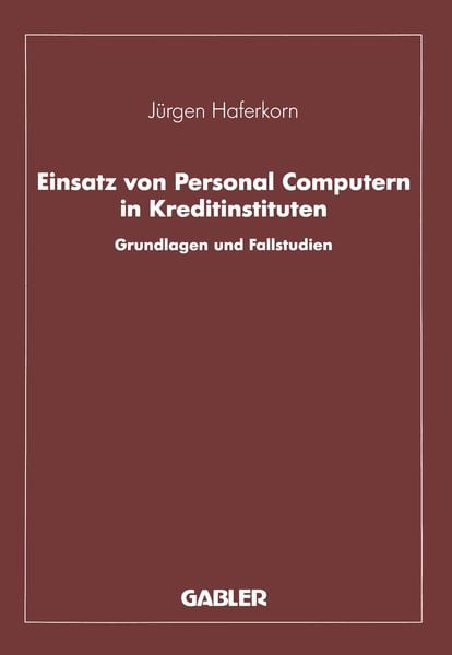 Produktbild: Einsatz von Personal Computern in Kreditinstituten