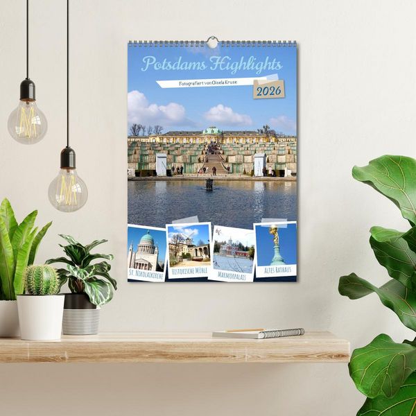 Produktbild: Potsdams Highlights (Wandkalender 2026 DIN A3 hoch), CALVENDO Monatskalender