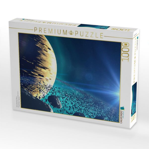 Produktbild: CALVENDO Puzzle Saturn&auml;hnlicher Planet | 1000 Teile Lege-Gr&ouml;&szlig;e 64x48cm Foto-Puzzle f&uuml;r gl&uuml;ckliche Stunden