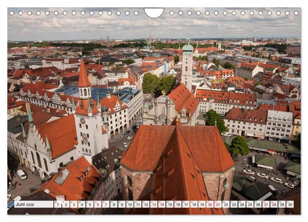 Produktbild: Deutsche Stadtansichten (Wandkalender 2026 DIN A4 quer), CALVENDO Monatskalender