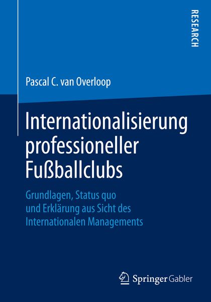 Produktbild: Internationalisierung professioneller Fu&szlig;ballclubs