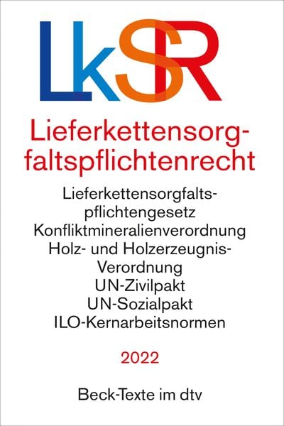 Produktbild: Lieferkettensorgfaltspflichtenrecht