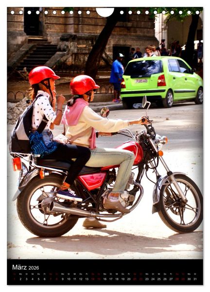 Produktbild: SUZUKI BIKER IN HAVANNA (Wandkalender 2026 DIN A4 hoch), CALVENDO Monatskalender
