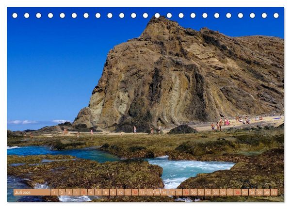 Produktbild: Porto Santo Trauminsel im Atlantik (Tischkalender 2026 DIN A5 quer), CALVENDO Monatskalender