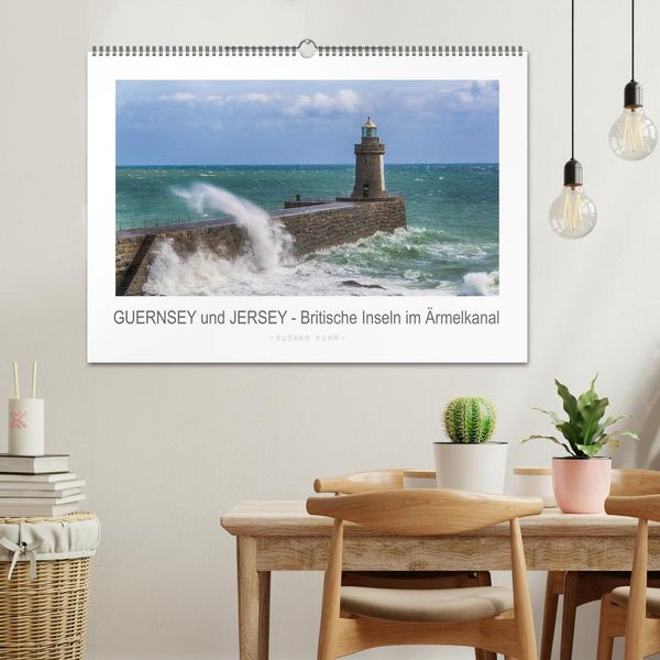 Produktbild: GUERNSEY und JERSEY - Britische Inseln im &Auml;rmelkanal (Wandkalender 2026 DIN A2 quer), CALVENDO Monatskalender