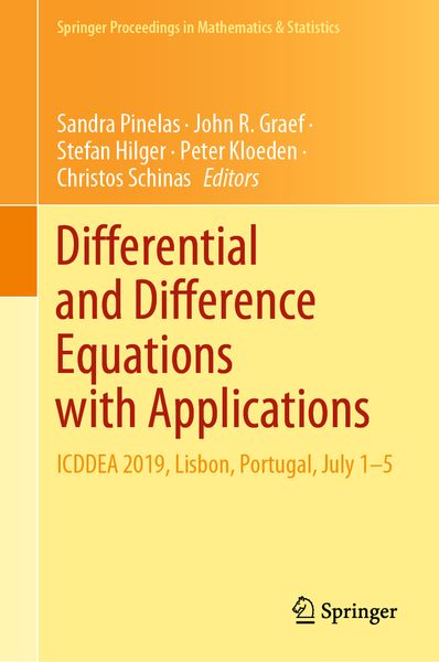 Produktbild: Differential and Difference Equations with Applications