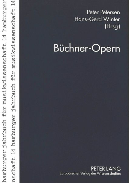Büchner-Opern, Taschenbuch von , Peter Lang GmbH, Internationaler Verlag der Wissenschaften, 9783631309582