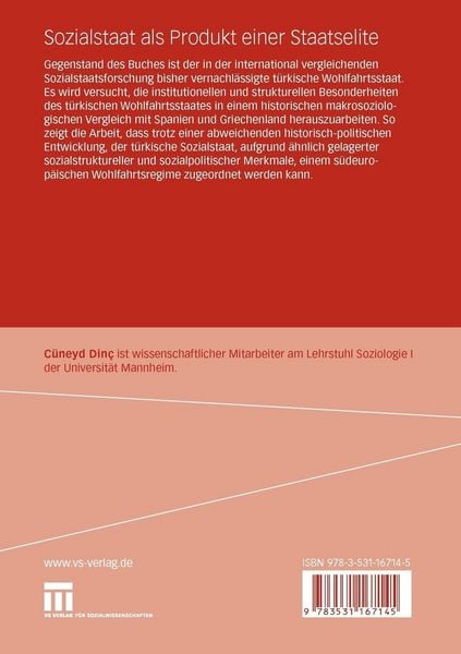 Produktbild: Sozialstaat als Produkt einer Staatselite