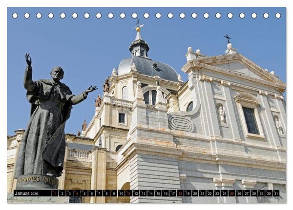 Produktbild: Madrid (Tischkalender 2026 DIN A5 quer), CALVENDO Monatskalender