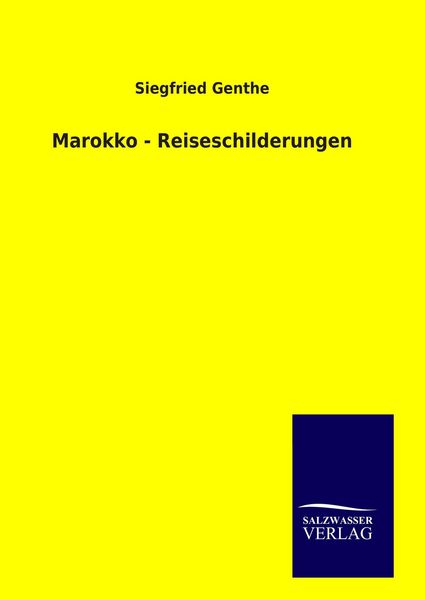 Produktbild: Marokko - Reiseschilderungen