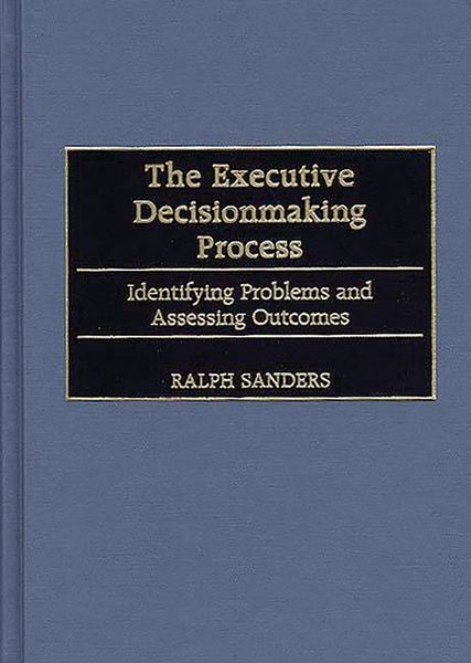 Produktbild: The Executive Decisionmaking Process