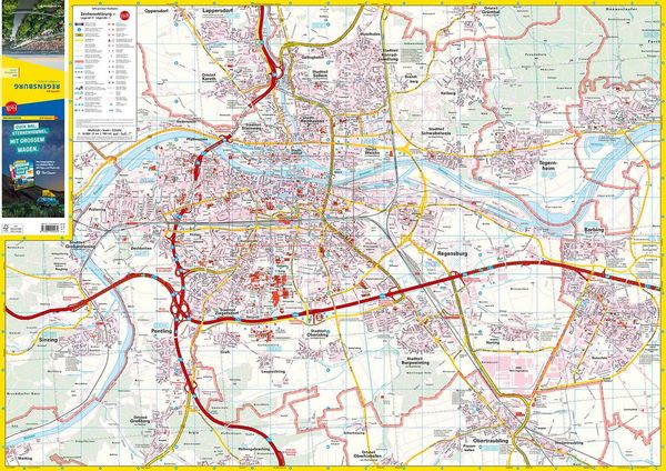 Produktbild: Falk Cityplan Regensburg 1:16.000