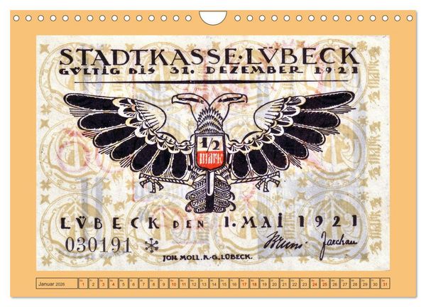 Produktbild: Gru&szlig; aus L&uuml;beck (Wandkalender 2026 DIN A4 quer), CALVENDO Monatskalender