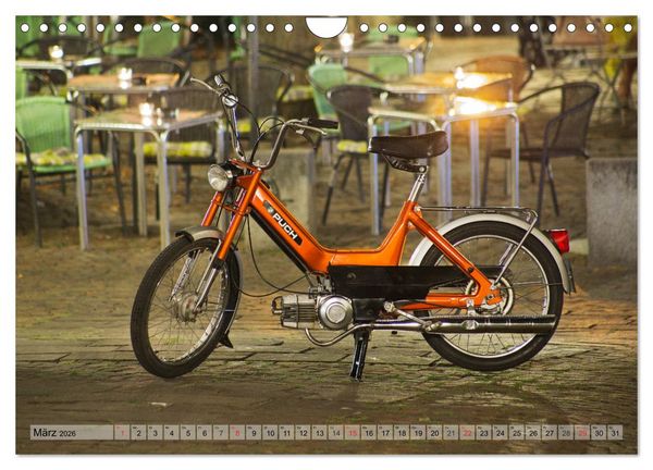 Produktbild: Oldtimer Mopeds - fotografiert von Michael Allmaier (Wandkalender 2026 DIN A4 quer), CALVENDO Monatskalender